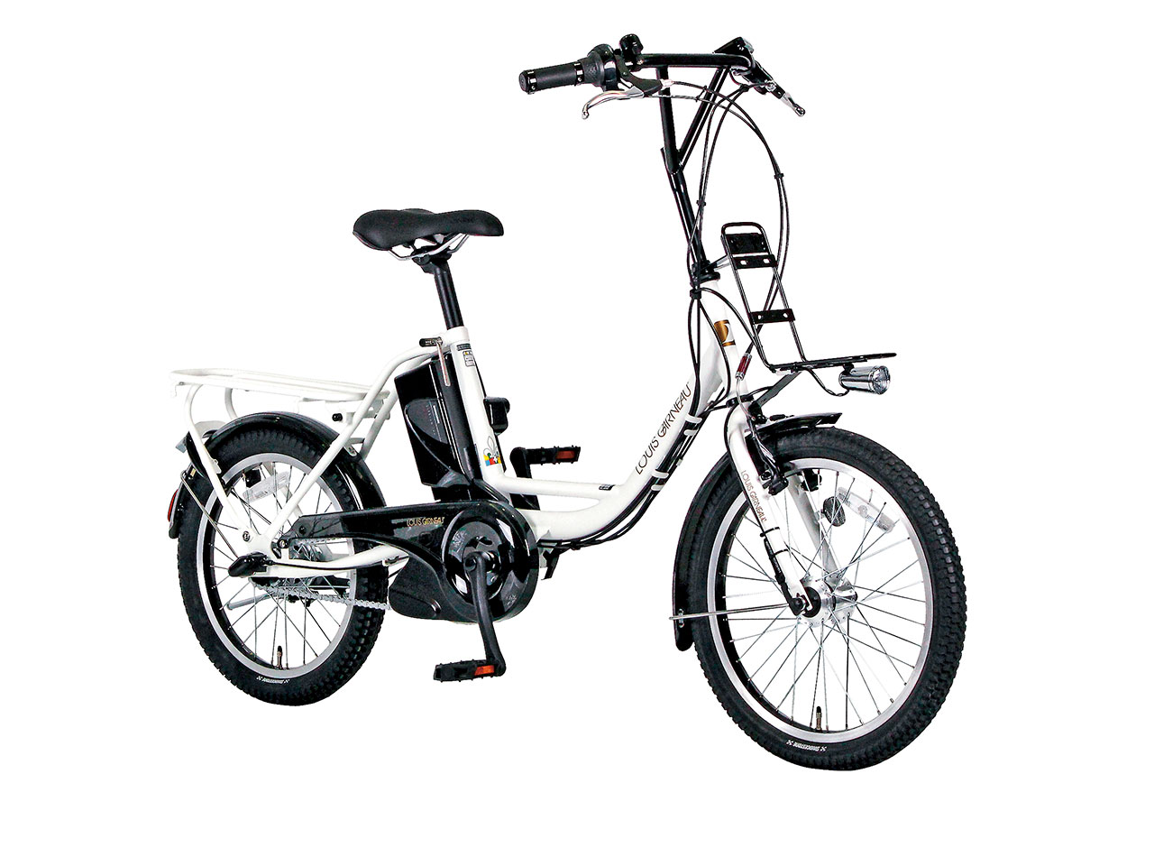 ルイガノ　電動自転車　アシスト　LGS-EA20 ホワイト　ミニベロ　小径